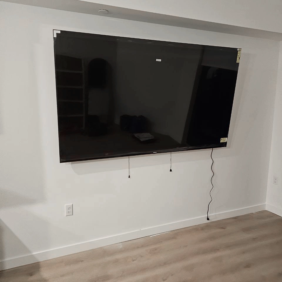 TV mounting with shelf and soundbar installation in Fort Lauderdale